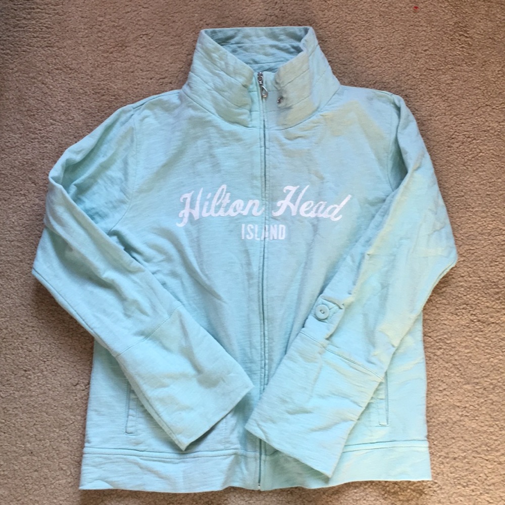 Hilton head zip up sweatshirt